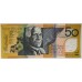 AUSTRALIA 1995 . FIFTY 50 DOLLARS BANKNOTE . EVANS/FRASER . OVERPRINT DATE . FIRST PREFIX
